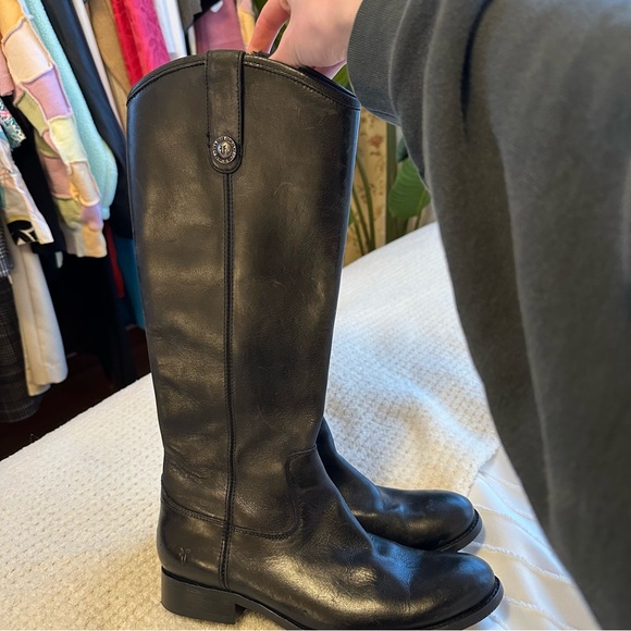 Frye black melissa boots sz 6.5 - Picture 3 of 8